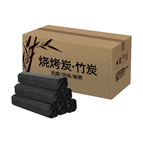 Wholesale outdoor barbecue fruit charcoal smokeless barbecue charcoal household barbecue charcoal high temperature charcoal commercial bamboo charcoal