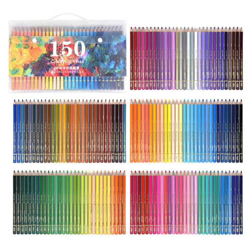 Cross-border supply of 120-color water-soluble colored lead, 150-color painting pencil, 180-color lead, hand-painted 72-color pencil