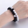 Accessory suitable for men and women, universal turquoise fashionable beaded bracelet, European style