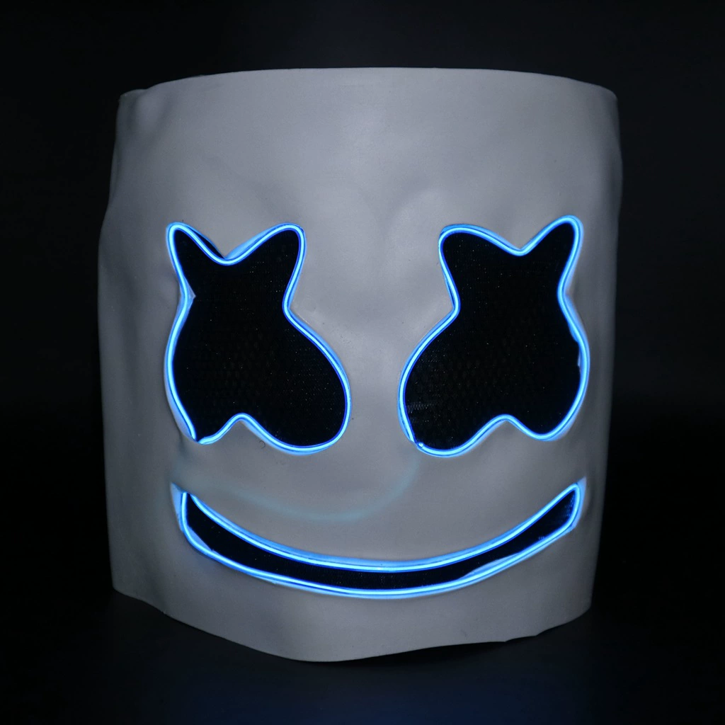 Хэллоуин-маска Eva Marshmello с головной маской маска маска маска маска Нажиматель предлока для танца Хэллоуина