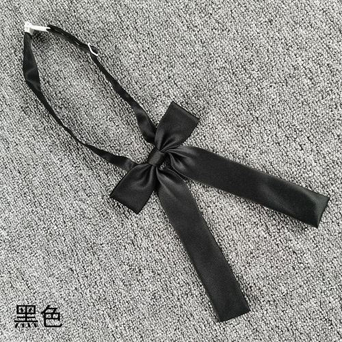 Streamer long handle bow tie sailor suit bow jk solid color female Japanese fashion college style uniform accessories