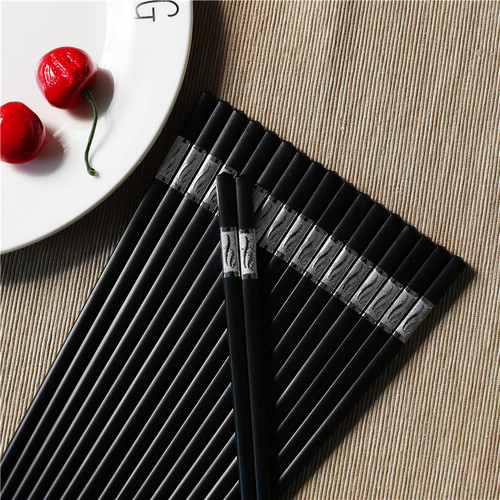 [High-end alloy chopsticks] Gift mildew-proof chopsticks, non-slip and high temperature resistant chopsticks for home, hotel and restaurant wholesale