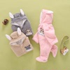Autumn and winter Baby coveralls 2020 spring and autumn new pattern Velveteen baby Climbing clothes Newborn go out Romper