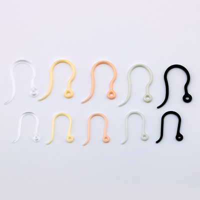 diy Earrings Materials Ear jewelry parts Glitch Plastic Ear hook resin ear hook Earrings