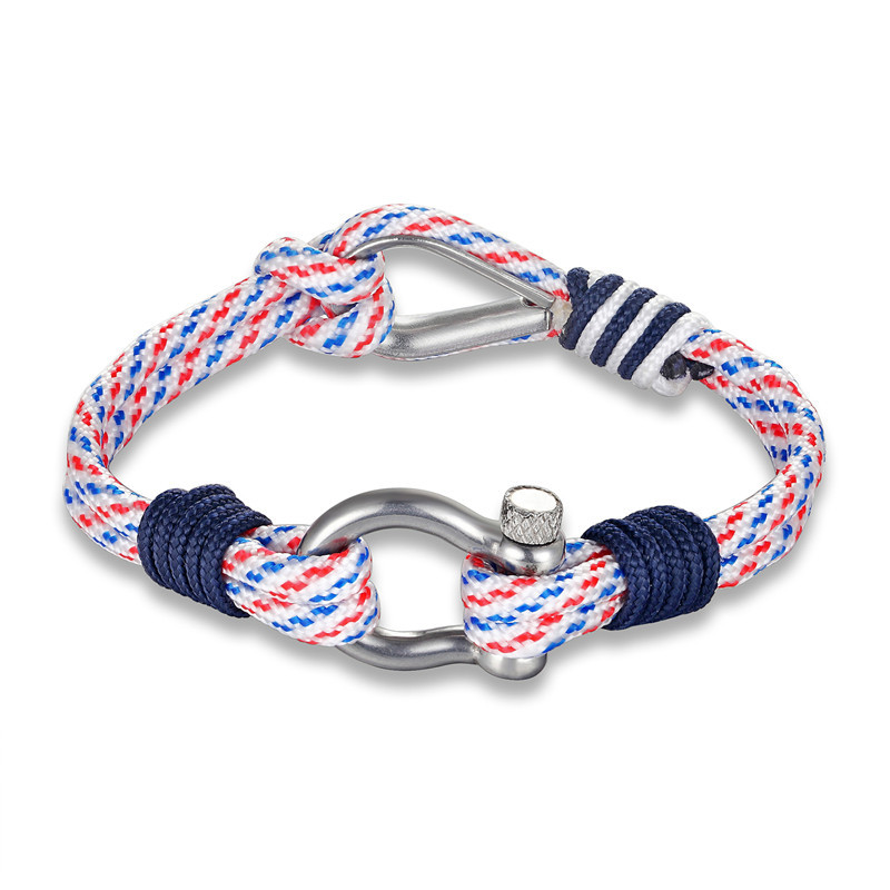 1 Piece Quantity Elegant Simple Style Geometric Titanium Steel Men's Bracelets Men Cord & Leather Bracelets