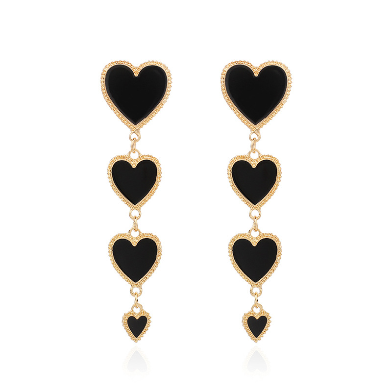 Aretes Con Borlas De Amor Retro Exagerados display picture 6