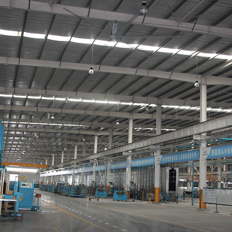 廠房通風降溫設備超大工業吊扇 風量大覆蓋廣調速省電工業大吊扇