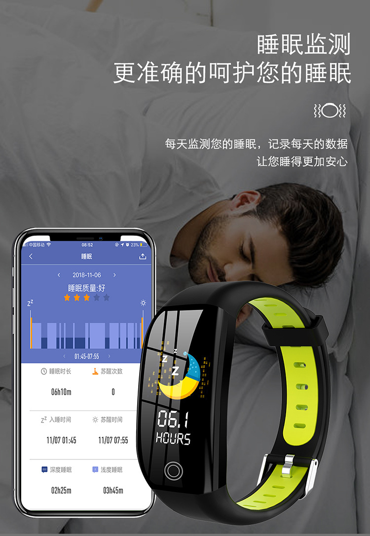 Cross-border bestseller F21 smartwatch Heart rate, Bluetooth smart bracelet, sports bracelet, watch gift factory direct sales undefined