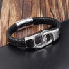 Hot -selling European and American jewelry multi -layer woven leather bracelets endless 8 -character leather rope bracelet accessories L20128