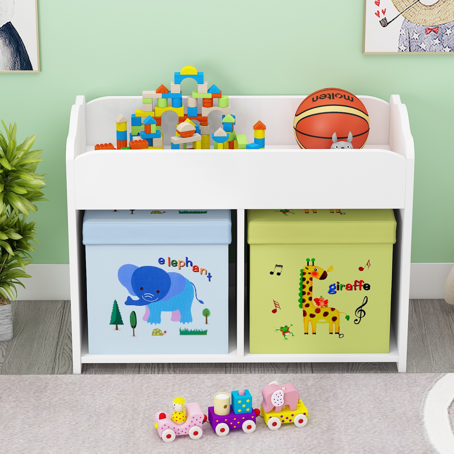 children Toys Storage rack baby bookshelf Picture frame children Toys Shelf Shelf multi-storey Arrangement Storage cabinet