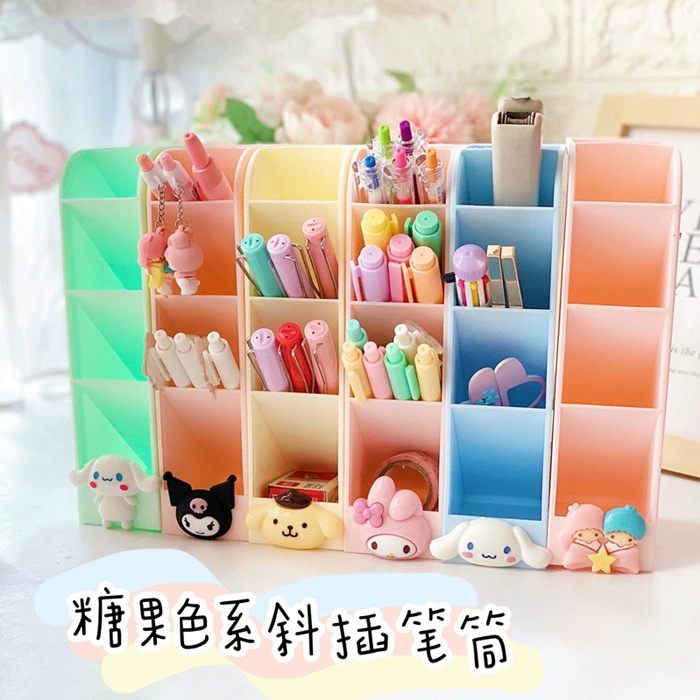 Cute table pens holder, stationery, storage system, lipstick, brush, new collection