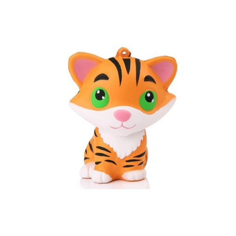 Polyurethane toy, cartoon squish, custom-made, tiger
