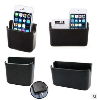 Suministros para automóviles caja de almacenamiento adhesiva caja de bolsa caja de almacenamiento caja de artículos diversos caja de teléfono móvil del coche titular de la caja interior