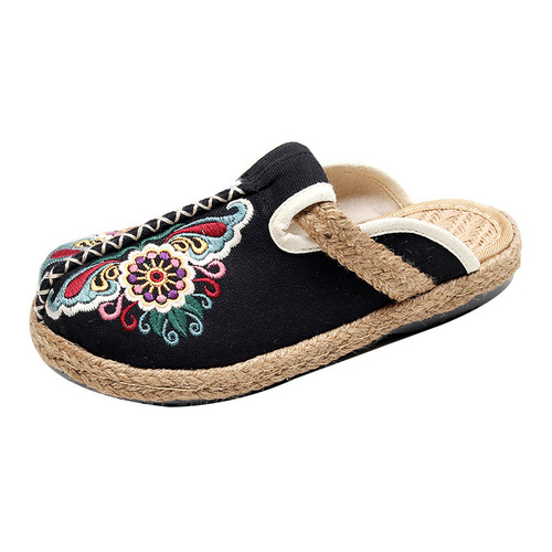 Tai chi kung fu shoes for women ethnic sandals women retro blog embroidered women hand woven shoes