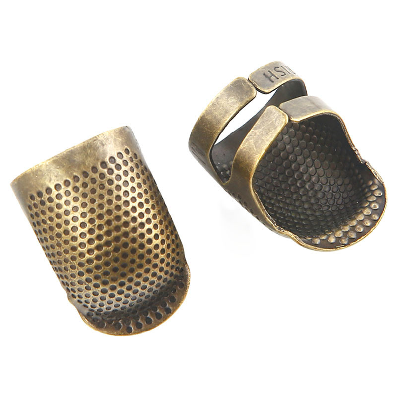 Bronze adjustable thimble finger cot Sew...