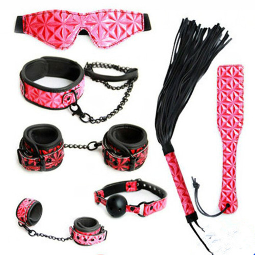 Aphra Passion Toy Cosplay Diamond Pattern Sex Toy Leather Seven-piece Set Haochi Couple Passion