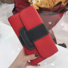 2020 summer new pattern genuine leather clutch bag Top layer leather Hit color The single shoulder bag fashion Korean Edition chain Small bag