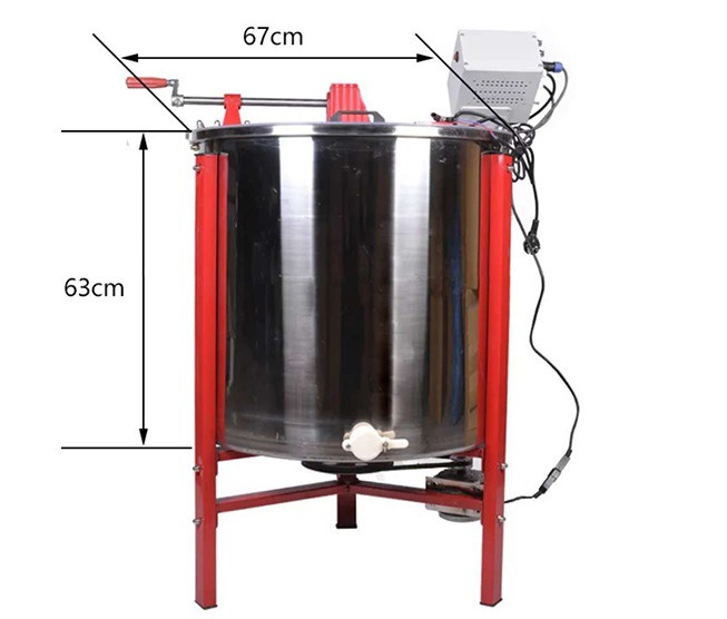 摇蜜机8框电动不锈钢取蜜蜂分离机自动蜂蜜摇糖机养蜂工具