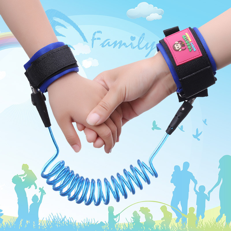 Continue children Anti-lost Traction rope baby Infants Child Bracelet knapsack