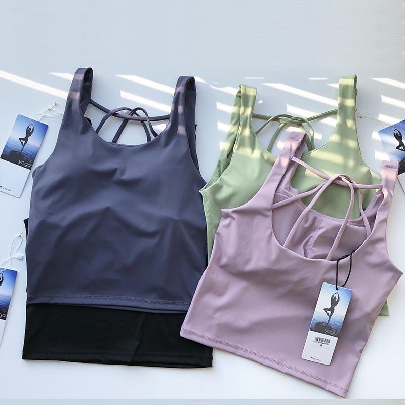 196g Weight Sleeveless Sleeve Length Nylon, Spandex Fabric Type Regular Top Length Vest Tops Type Fitness, Yoga Occasion U Neck Neckline Solid Color Pattern Casual, Sport Style Style Casual Sport Style Solid Color Nylon Spandex U Neck Active Tops Vest 20