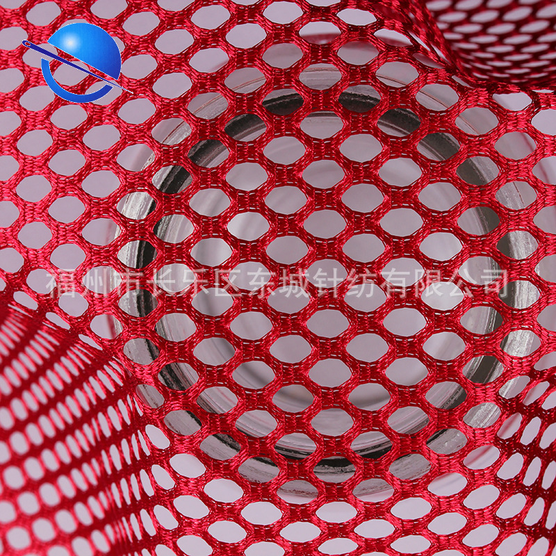 长乐厂家直供 100D涤纶双眼网布 户外帐篷背包洗衣袋硬网布