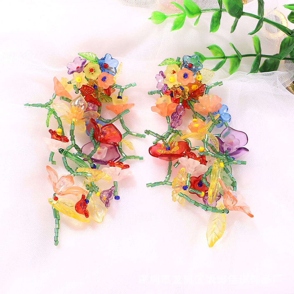 Ethnic Style Leaf No Inlaid Earrings display picture 2