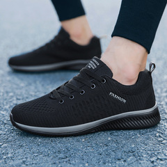 Cross-border new summer men's sports shoes large size lightweight fashionable mesh sneakers casual 3D woven single shoes couple dropshipping