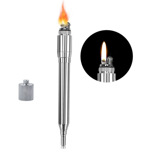 Stainless steel blow torch lighter outdoor fire tool camping picnic igniter
