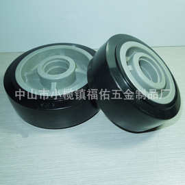 4寸5寸6寸8寸PVC单轮重型脚轮可配双轴承超承重工业脚轮单轮现货