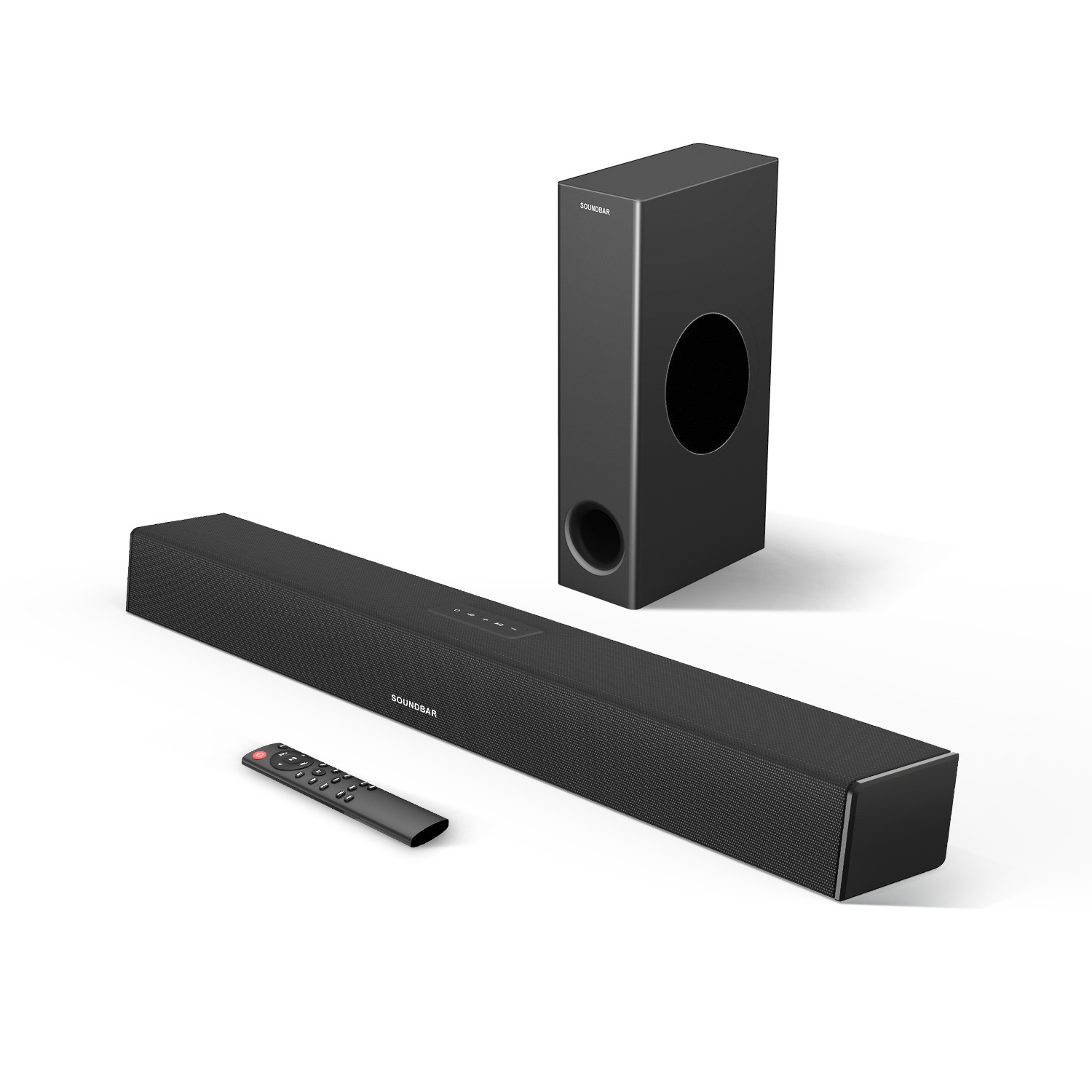 厂家直供soundbar2.1声道家用电视回音壁低音炮壁挂蓝牙音响