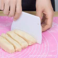 梯形塑料刮板烘焙工具蛋糕奶油切面刀软质刮油板面团刮刀切面刀