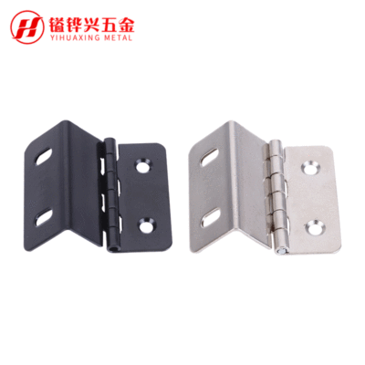 三折合页仿古合页铁皮合页四孔三折直角合页适合铁电表箱装饰五金