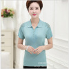 summer middle age Mom outfit Thin section Borneol knitting Short sleeved Easy Large jacket Stock Miscellaneous Poop