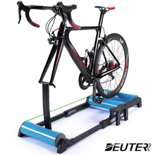 DEUTER滚筒骑行台自行车训练台公路车室内健身器材二合一式骑行台