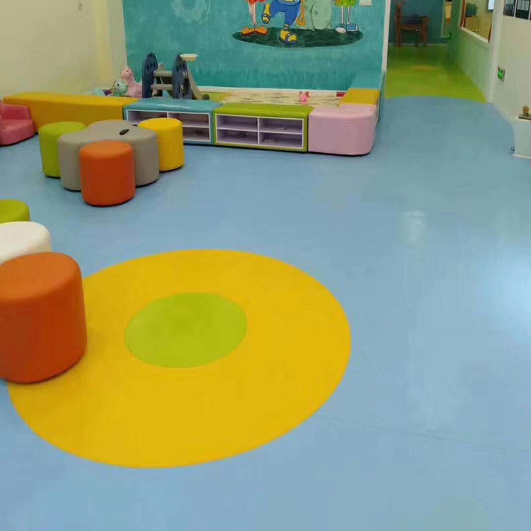 PVC塑胶地板 2mm幼儿园加厚耐磨防滑地胶儿童卡通商用地板革地毯