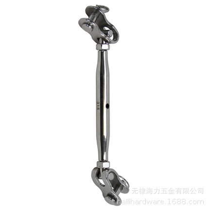 不锈钢316拉线器 钢丝绳收紧器 摇摆头花兰螺丝