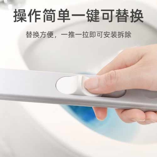 Japanese disposable cleaning brush toilet comes with detergent brush set disposable household toilet brush without dead corners
