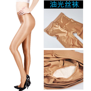 One-line crotch 70D shiny pantyhose bare ammonia Shiny Stockings anti-shedding silk buttocks hostel socks women dance yoga socks