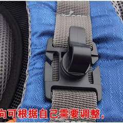 Outdoor Water Bag Tube Strap Buckle Molle Webbing Universal 8-Section Adjustable Backpack Water Pipe Clip Inner Liner Accessory