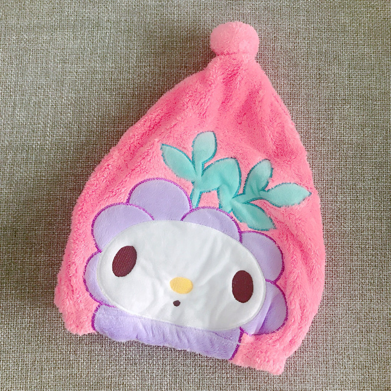 Cartoon hair towel, dry shower cap