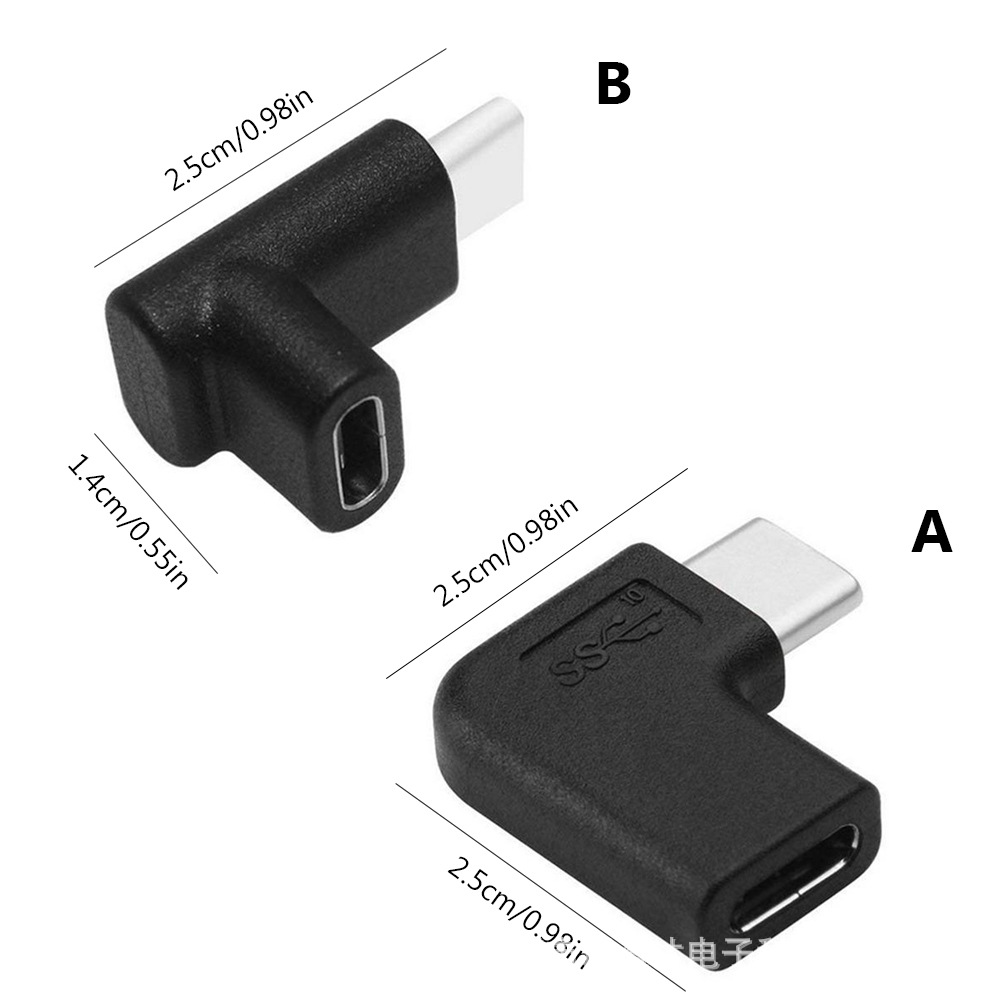 安卓转type-c转接头usb-c to usb母90度type c弯头OTG转接头-阿里巴巴