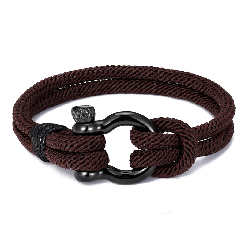 Fashion Solid Color Stainless Steel Braid Men's Bracelets display picture 4