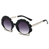 Children's small metal sunglasses flower-shaped, 2020, Korean style, flowered