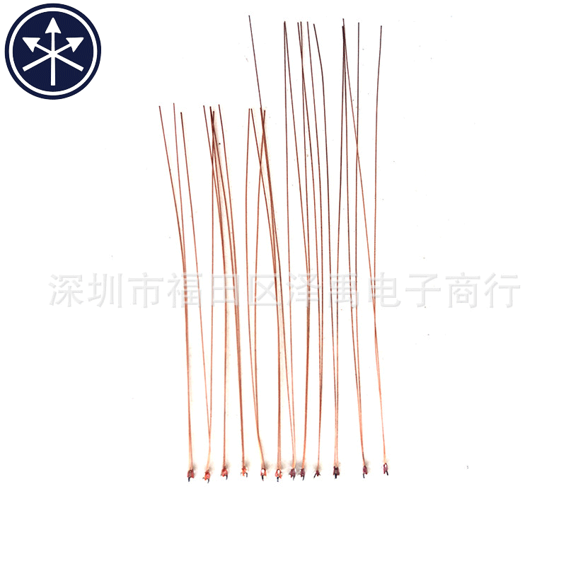 现货供应 汽车空调温度传感器 全铜线耐高温玻璃封装NTC热敏电阻