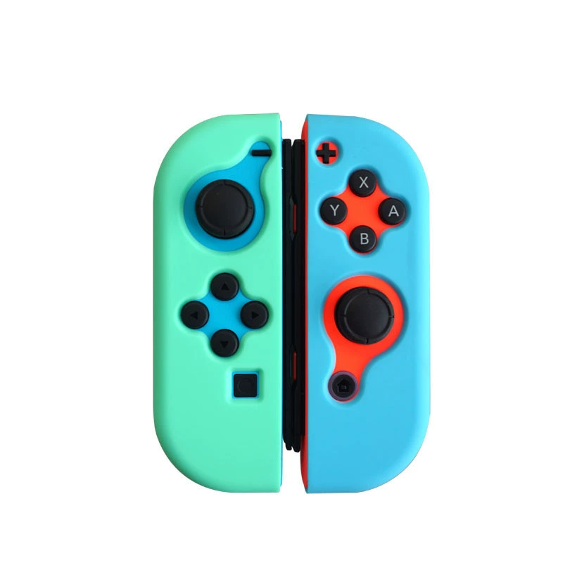 ДОМОНАТ SWITCH геймпад защитный чехол все-в-одном разделенный TPU матовый красный синий геймпад мягкий клей NS силиконовый чехол