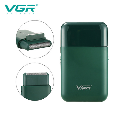 VGR Cross-border New Arrival Portable Car Shaver Electric Mini Razor Push-Pull Reciprocating Shaver V-390