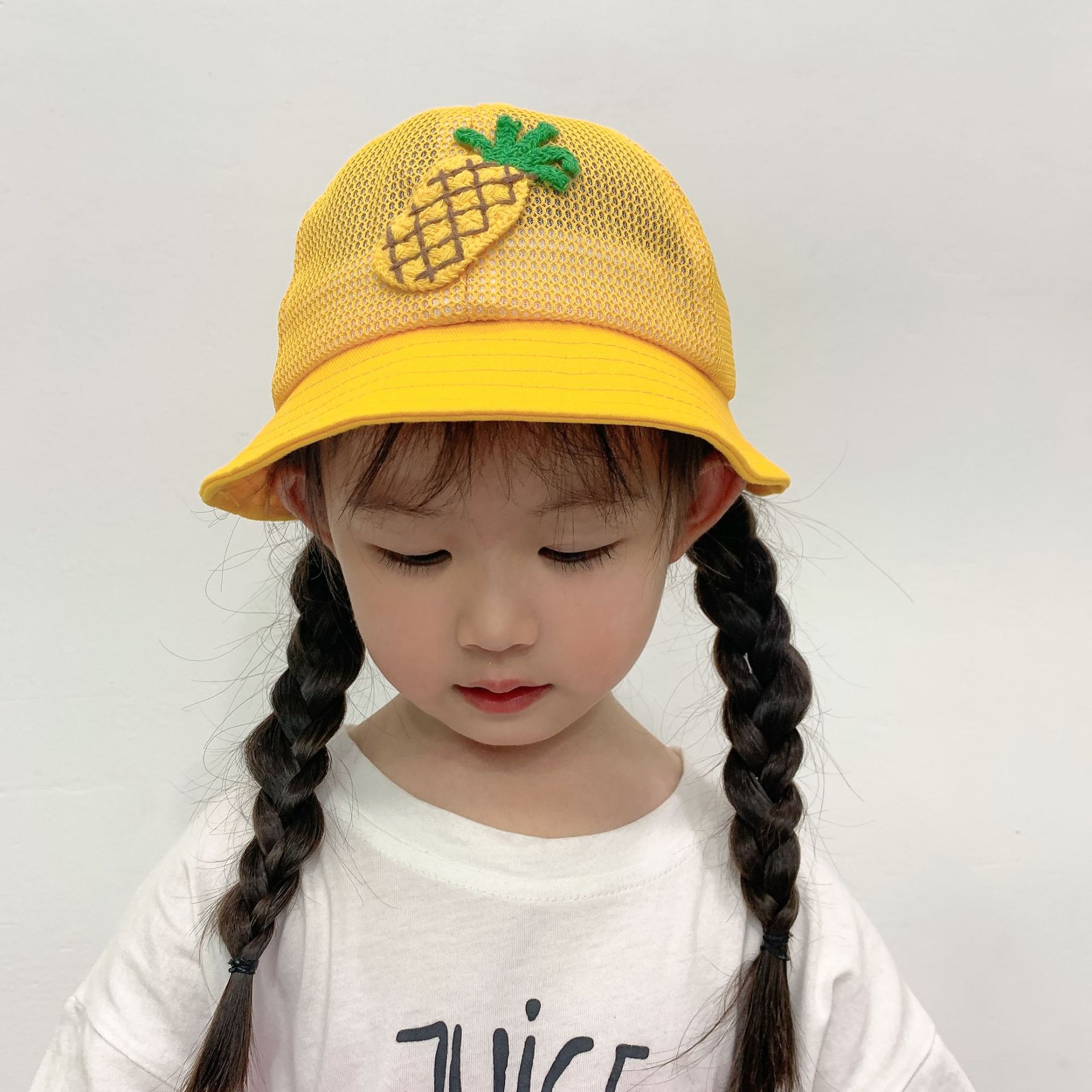 fruit printing breathable mesh hat  NSCM41290