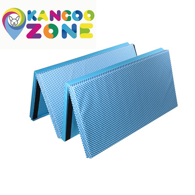 Manufactor customized 4 fold Color matching Gymnastics motion Fitness Mat dance Practice pad Yoga Mat Sit-up cushion