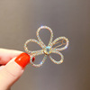 Hairgrip from pearl, crab pin, hair accessory, bangs, internet celebrity, Korean style