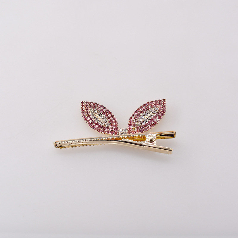 Korean Duckbill Clip Bowknot Cute Ear Hairpin Rabbit Ears Hair Ornwholesale display picture 3